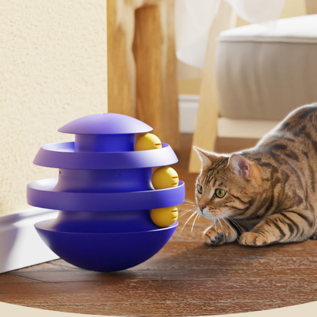 Jouet à Boule Tumbler Interactif pour Chats