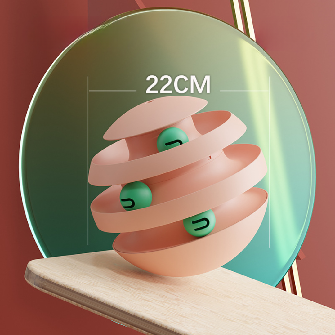Jouet à Boule Tumbler Interactif pour Chats