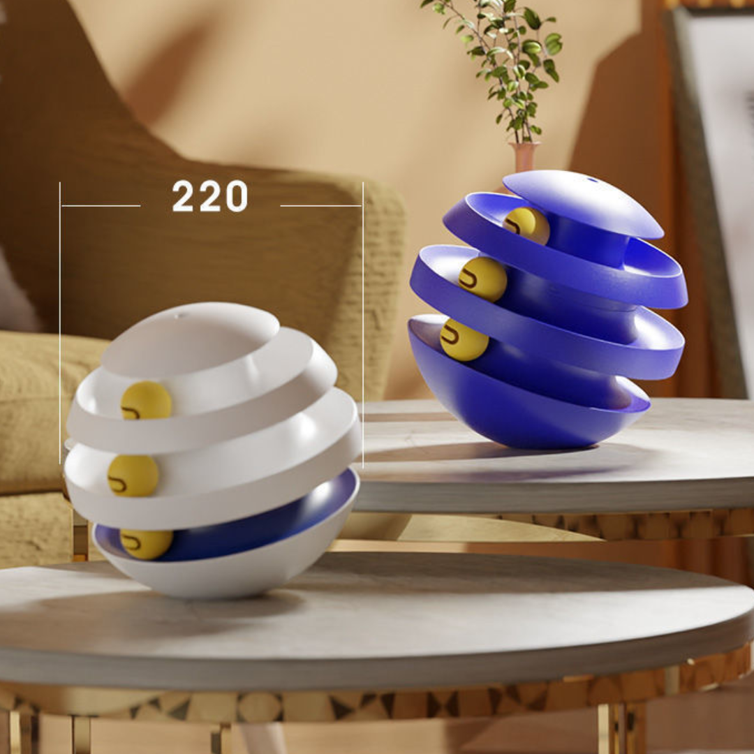 Jouet à Boule Tumbler Interactif pour Chats